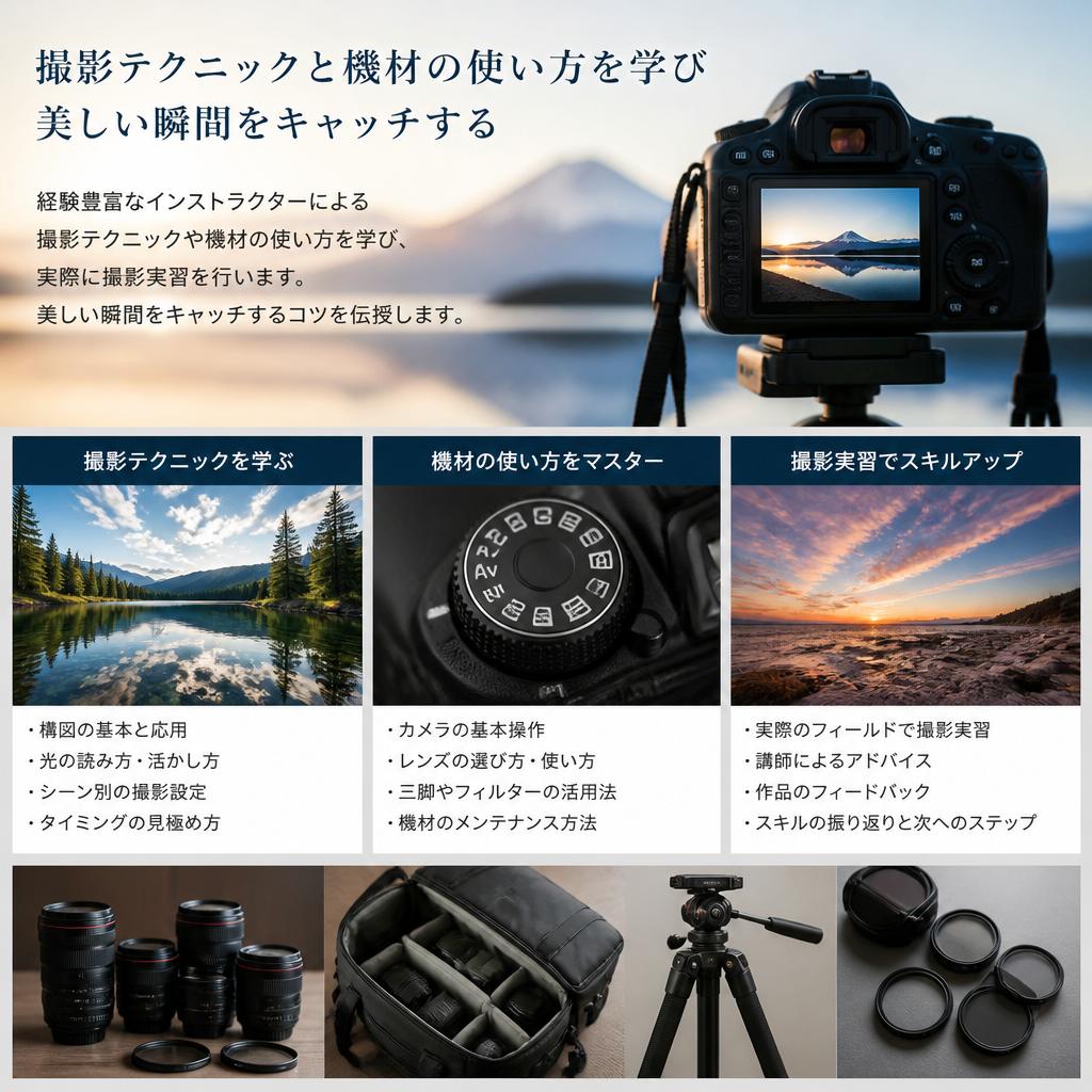 知識と技術を学べる
