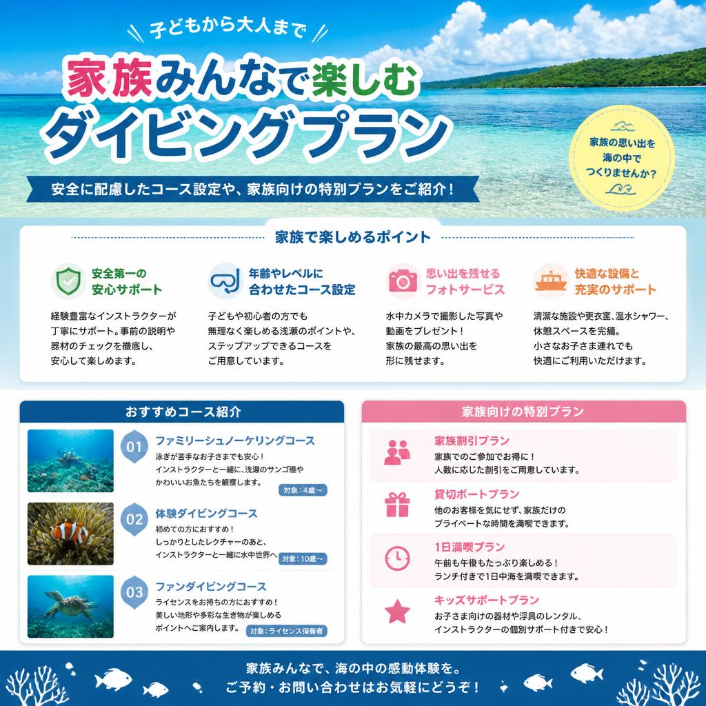 家族で楽しめる