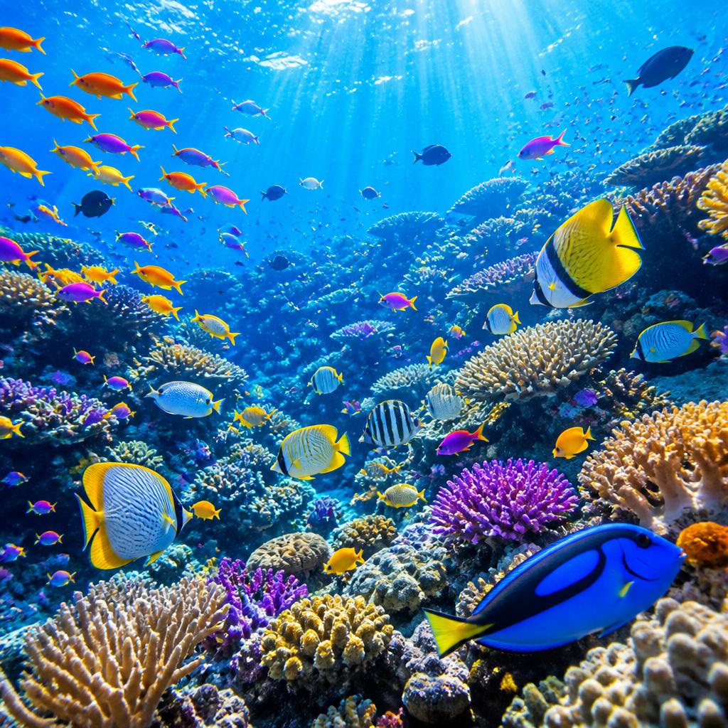 4. 魚と泳ぐスリルと感動