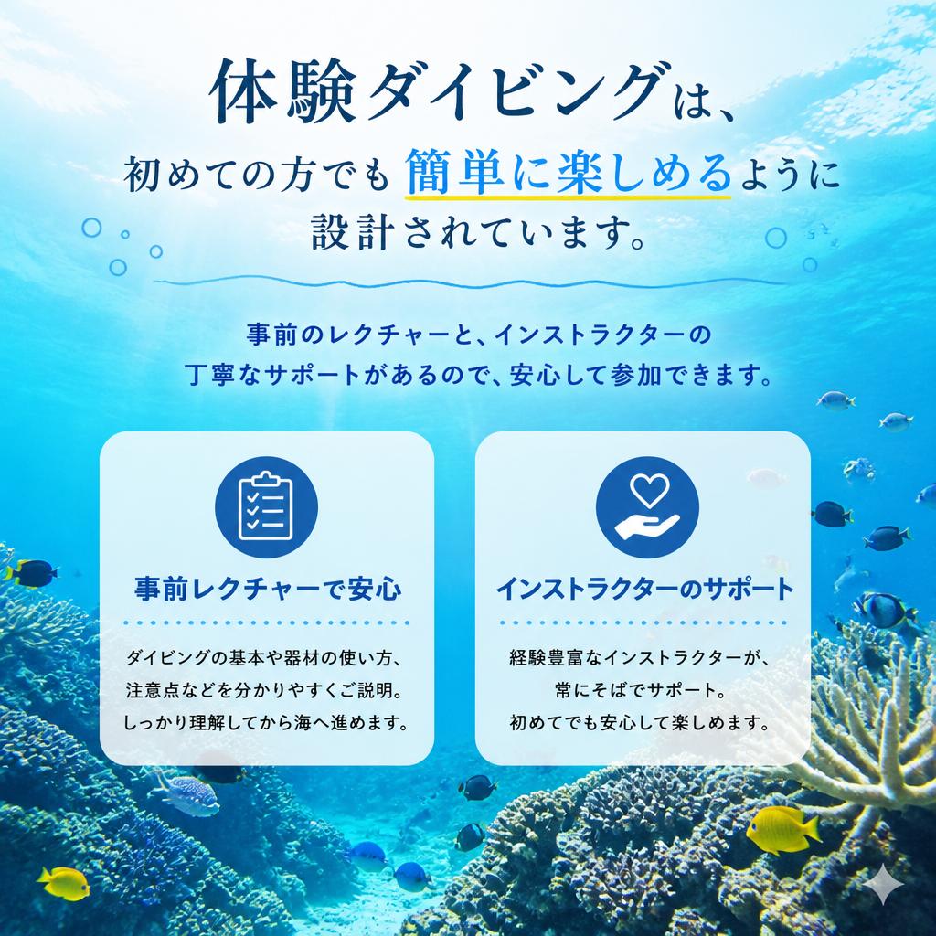 初心者でも安心のサポート