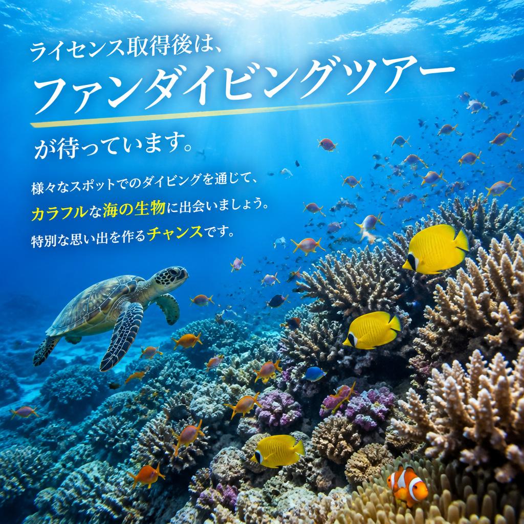 ファンダイビングツアーで特別な体験を